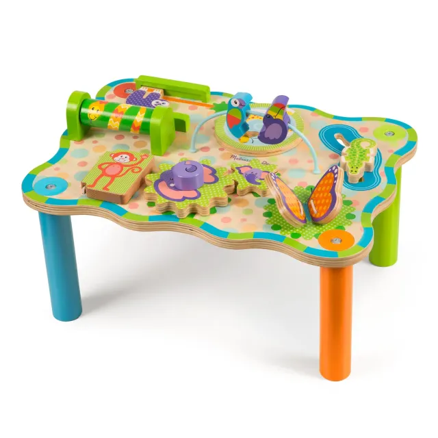 Melissa & Doug First Play Jungle houten activiteitentafel