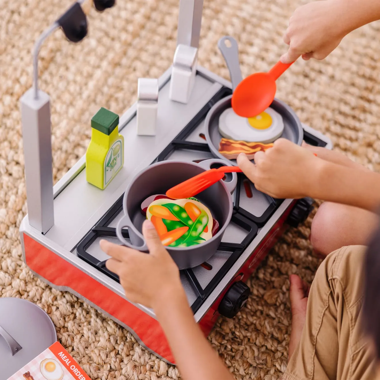 Melissa & Doug houten fornuis kookset 19-delig deluxe
