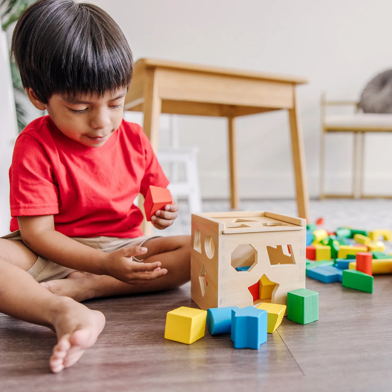 Melissa & Doug Stack Sort Pound houten speelgoedset 3-delig