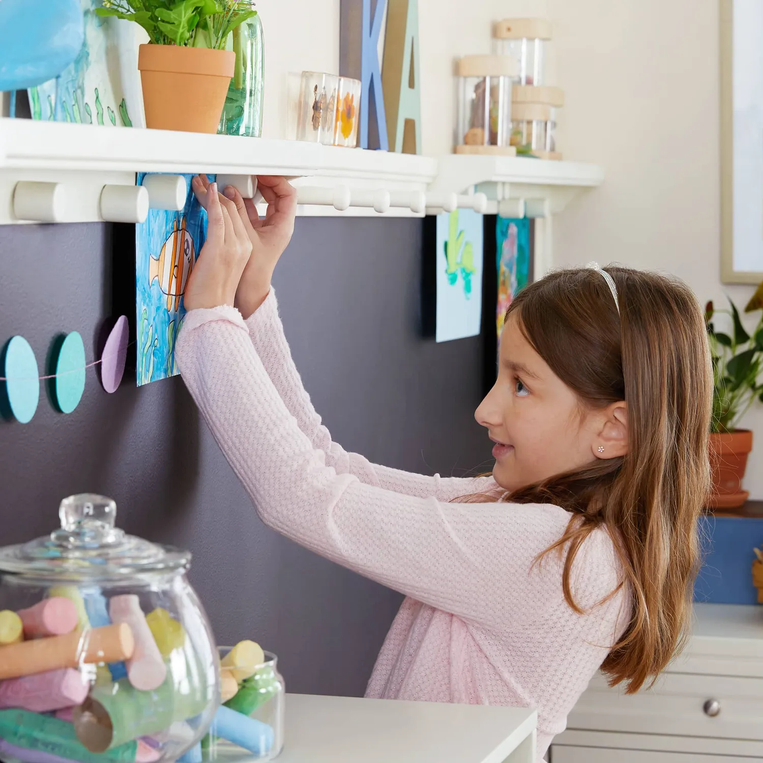 Guidecraft Martha Stewart Kids Art Display ophangbord