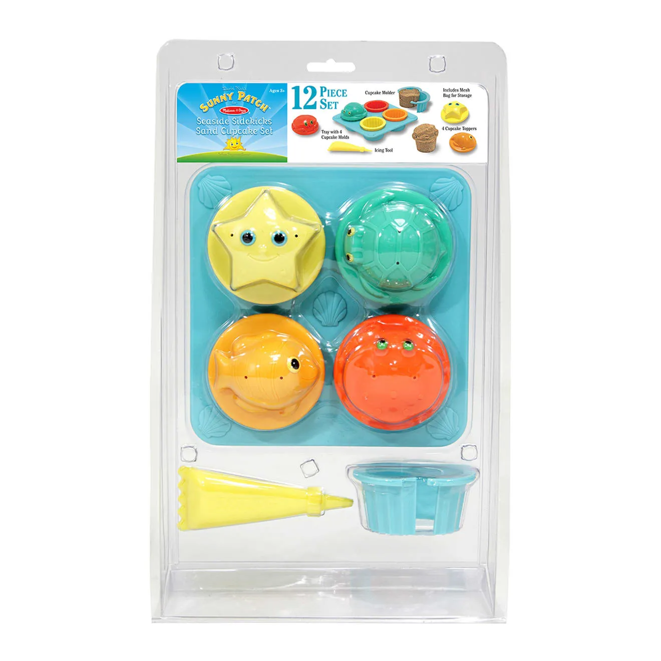Melissa & Doug Seaside Sidekicks zandspeelgoed cupcake