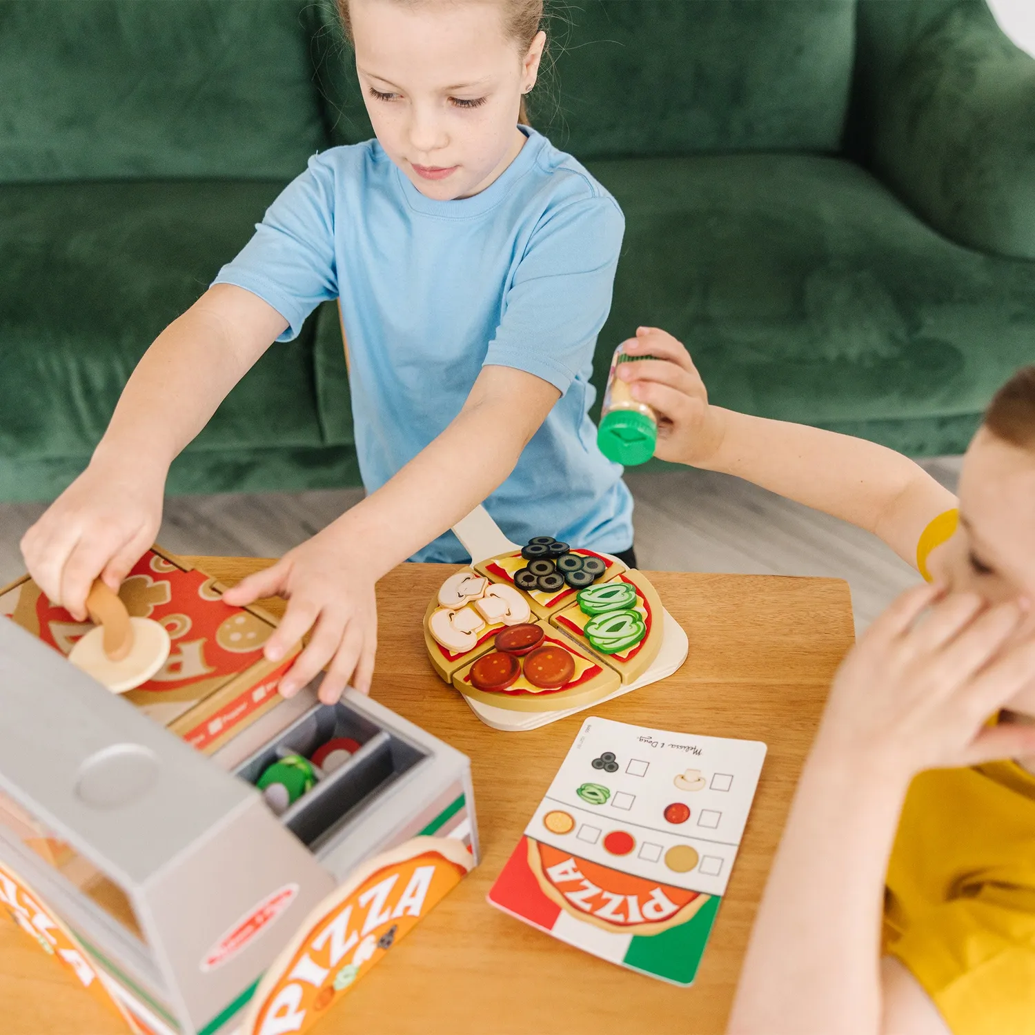 Melissa & Doug Top & Bake Pizza Counter speelset 41-delig