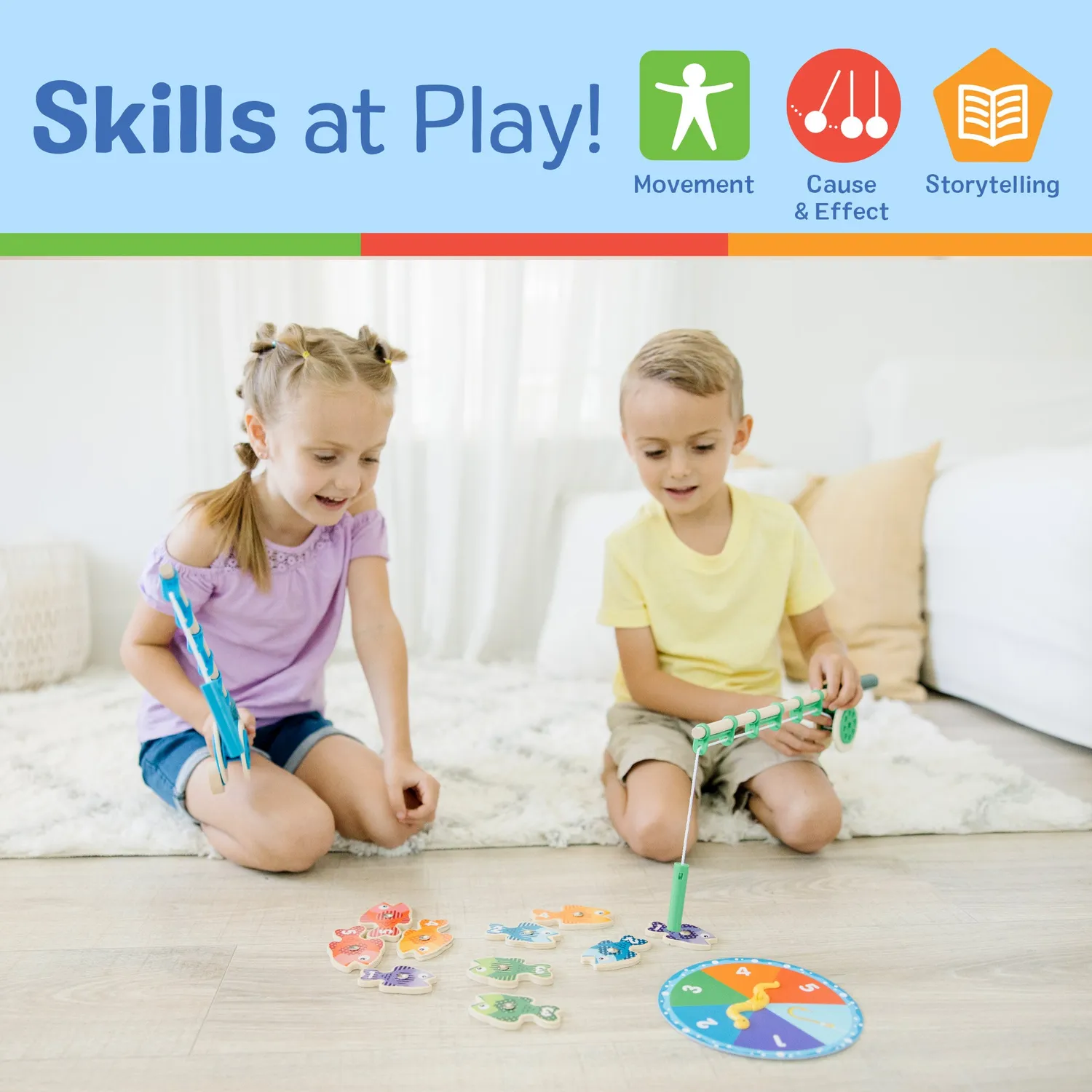 Melissa & Doug Catch & Count magnetisch visspel hout