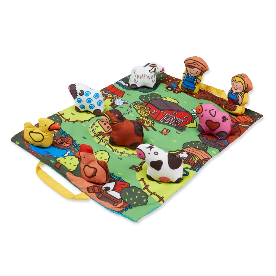 Melissa & Doug K's Kids speelkleed boerderij met knuffels