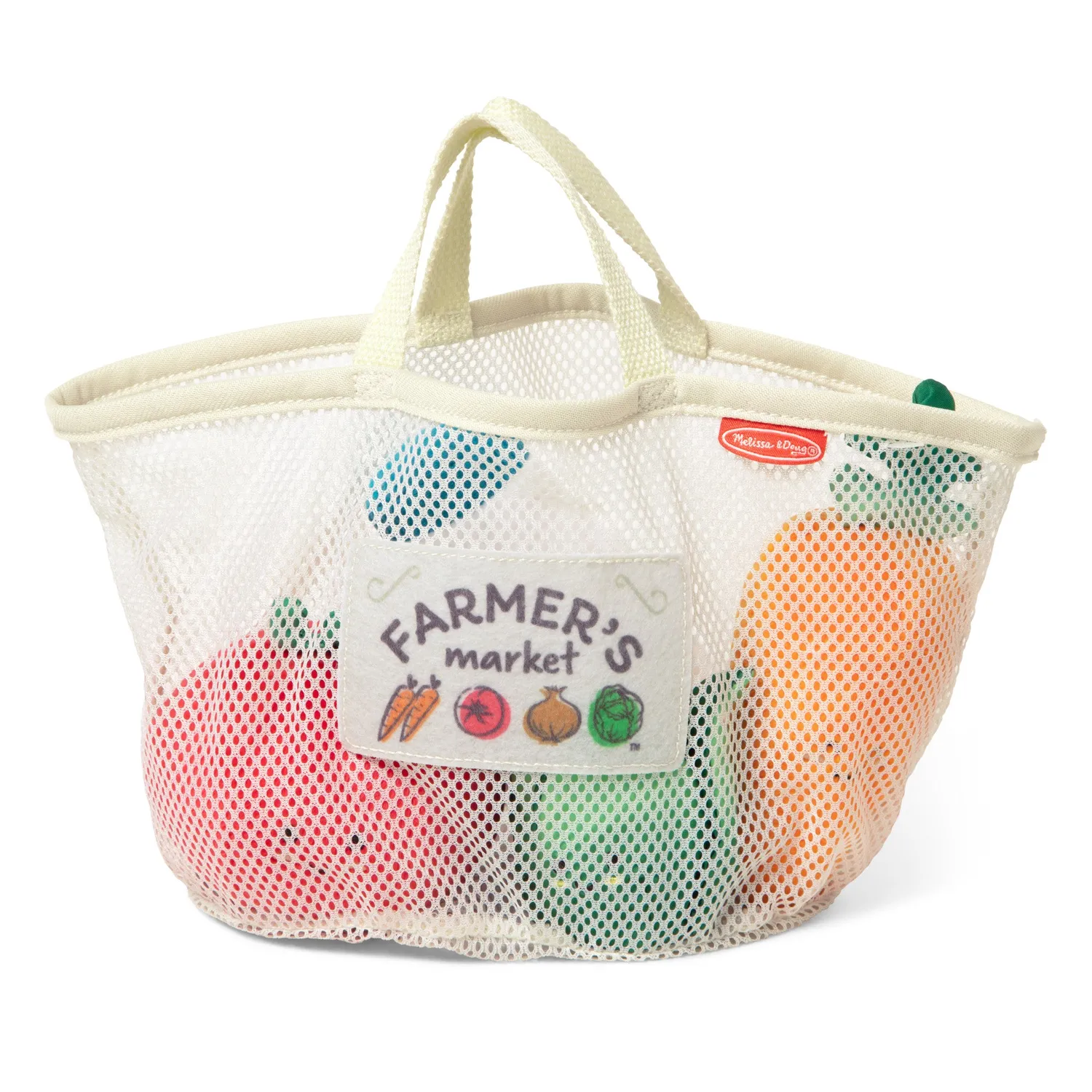 Melissa & Doug Market Basket Fill & Spill voeltasje 0-12m