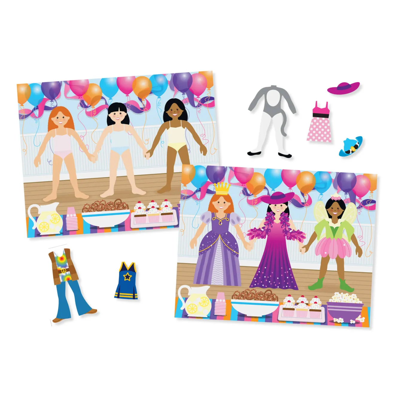 Melissa & Doug Dress-Up herbruikbaar stickerboek 165+ stuks