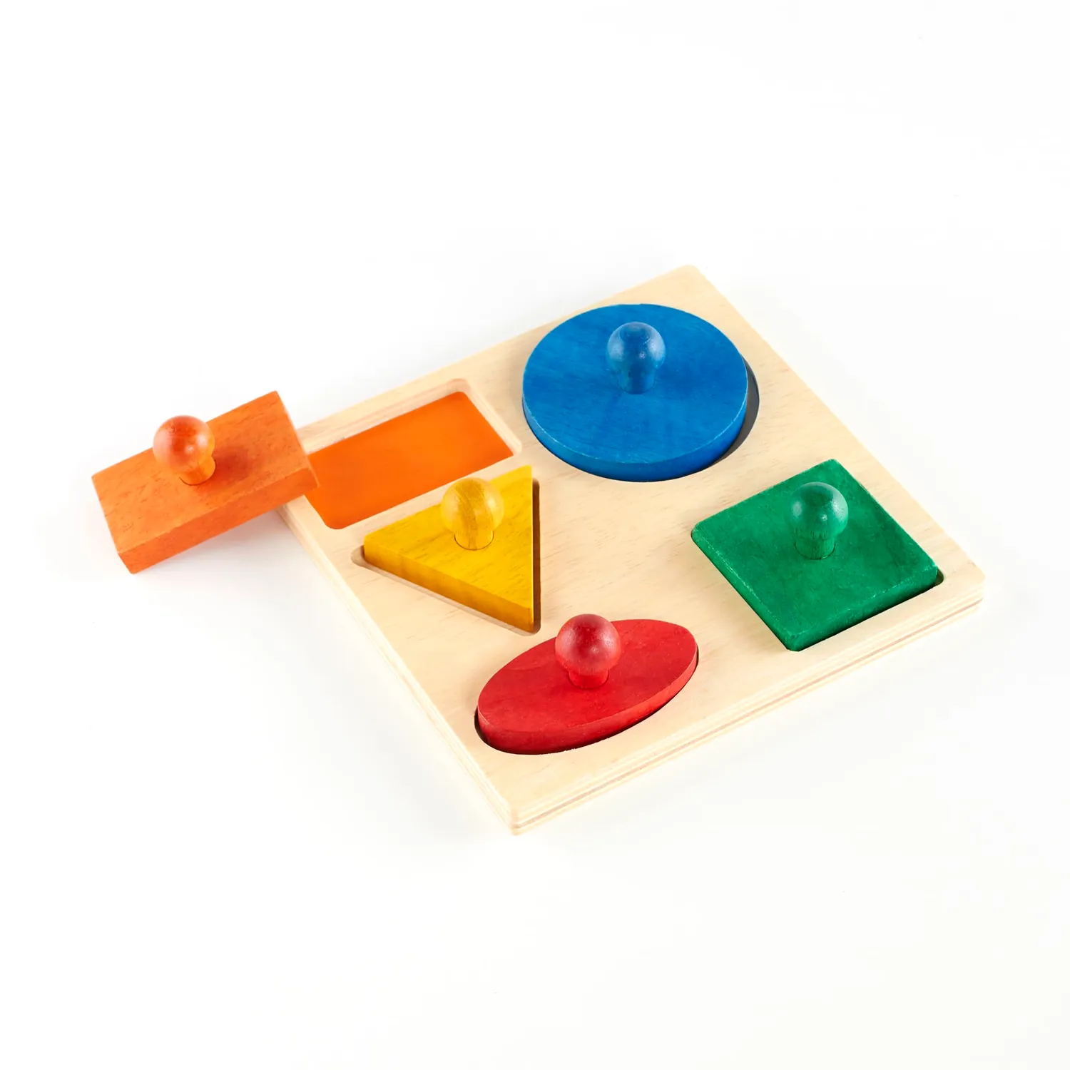 Guidecraft Geo Puzzle Board vormenpuzzel hout