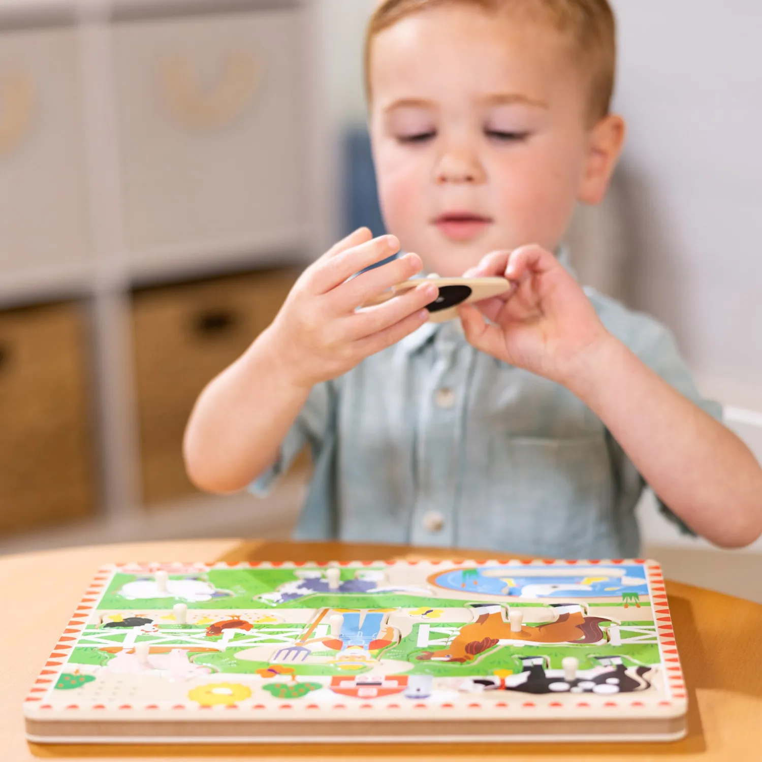 Melissa & Doug Old MacDonald's Farm geluidspuzzel 8 stukjes