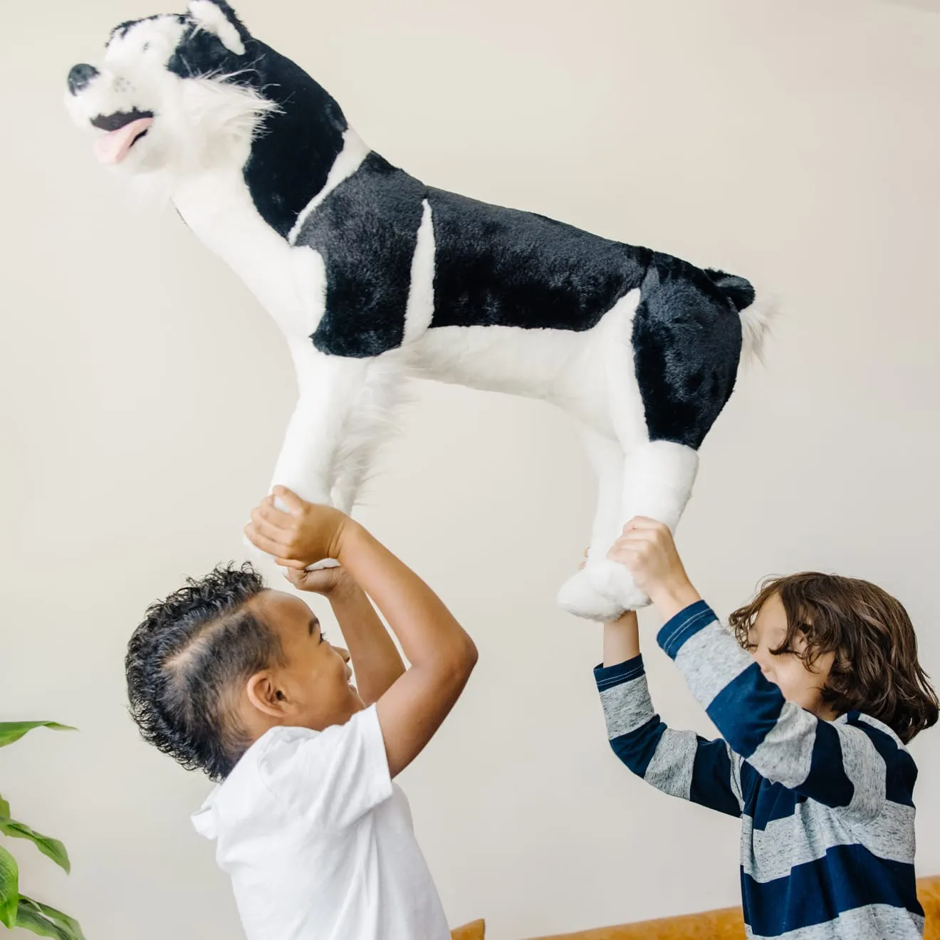 Melissa & Doug Husky knuffel groot levensecht 3-5 jaar