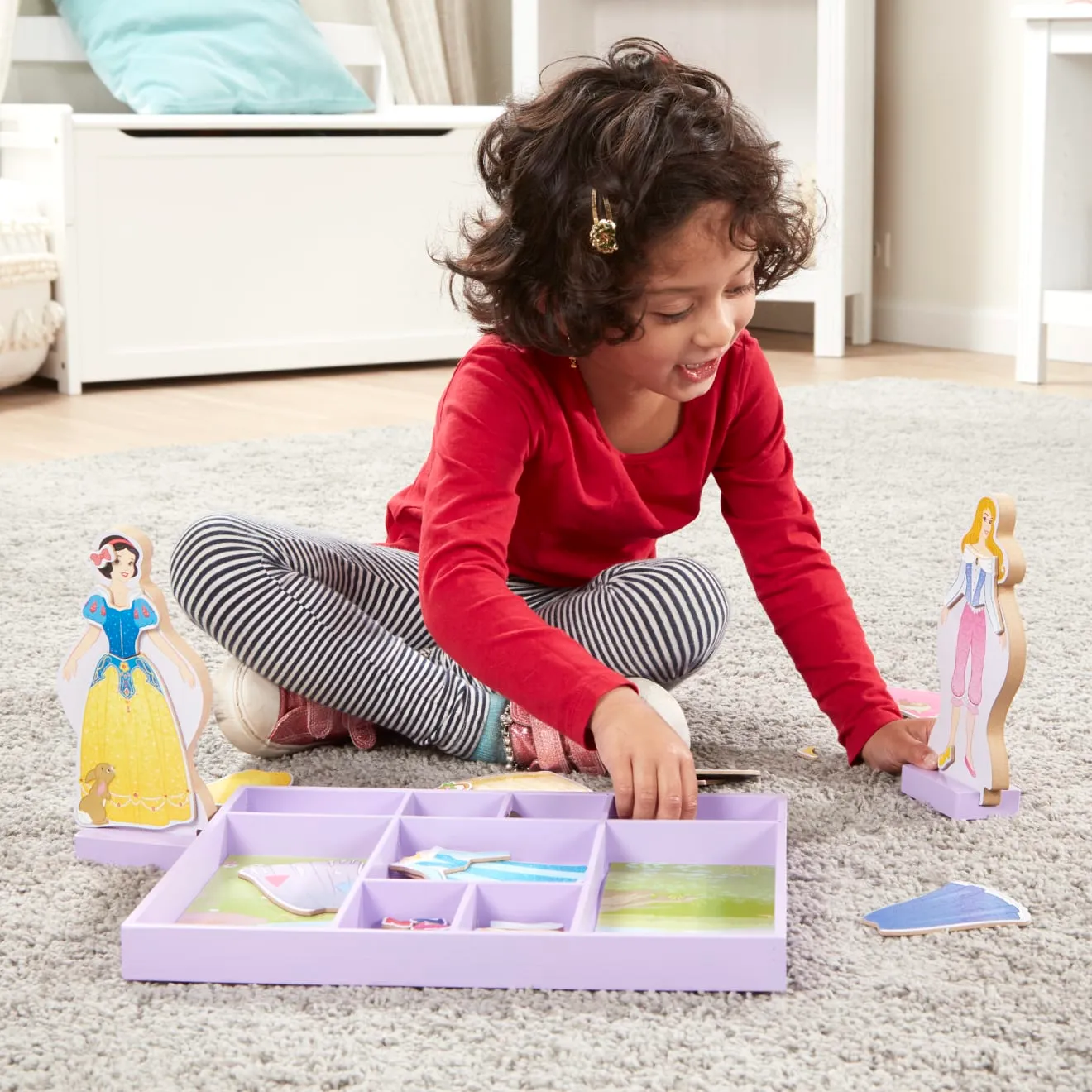 Melissa & Doug Sleeping Beauty Snow White magnetische aankleedpoppen