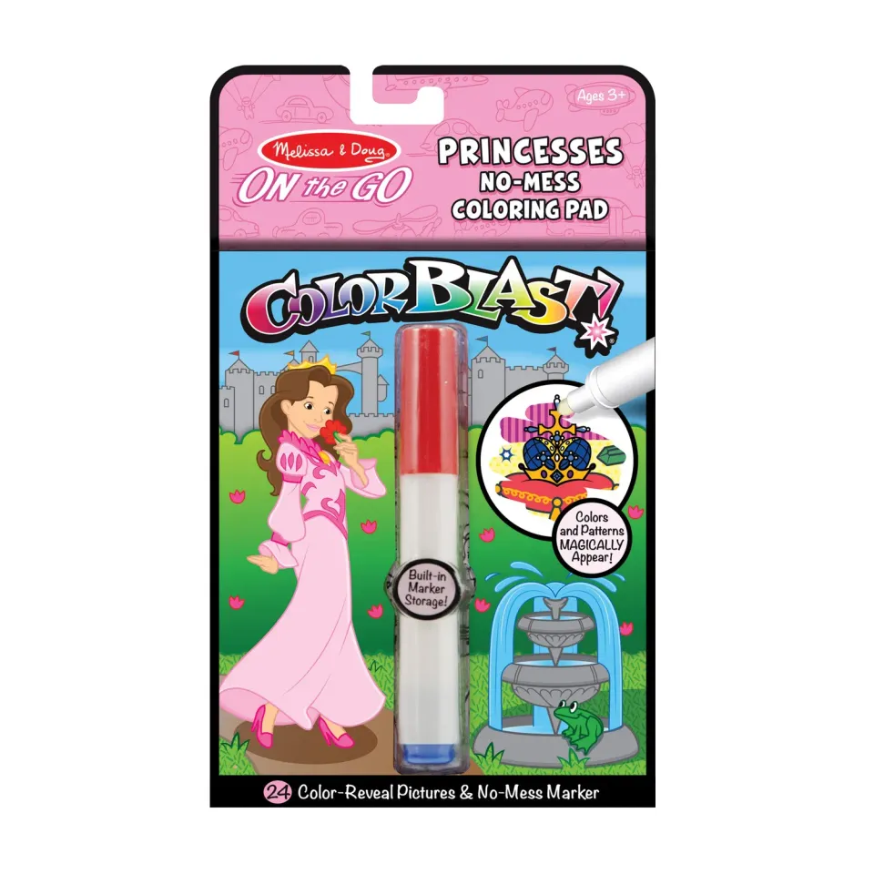 Melissa & Doug On the Go ColorBlast prinses kleurblok