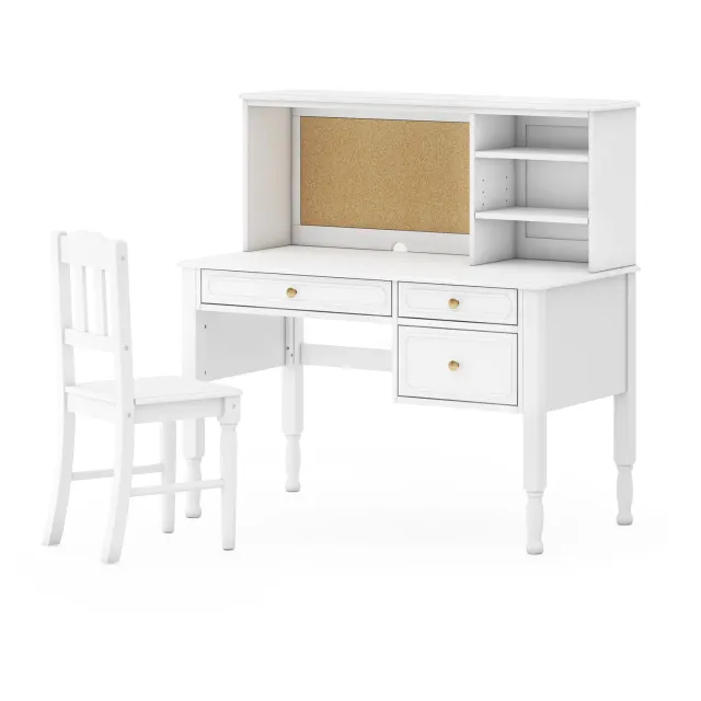 Guidecraft Avery Desk Hutch Chair kinderbureau met stoel