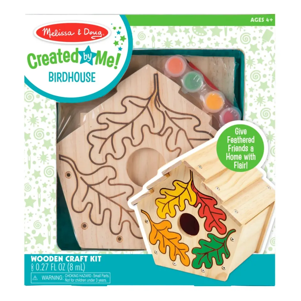 Melissa & Doug Created by Me Vogelhuisje Knutselset Hout
