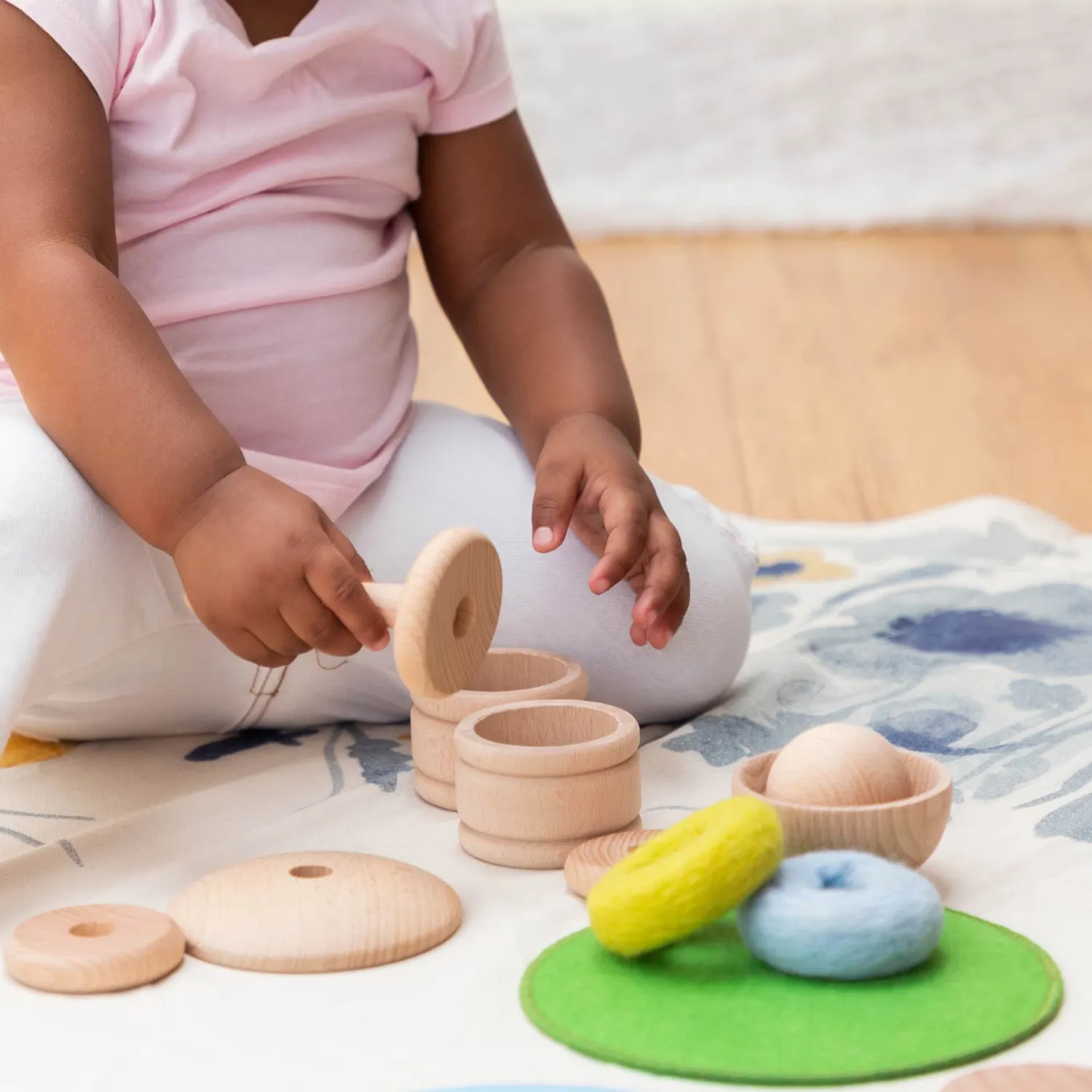 Guidecraft Container Play Toddler STEM speelset vilten bak
