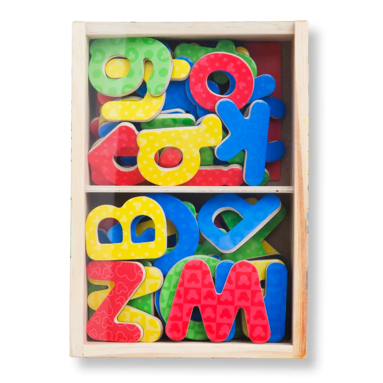 Melissa & Doug Mickey & Friends magneetletters hout 52-delig