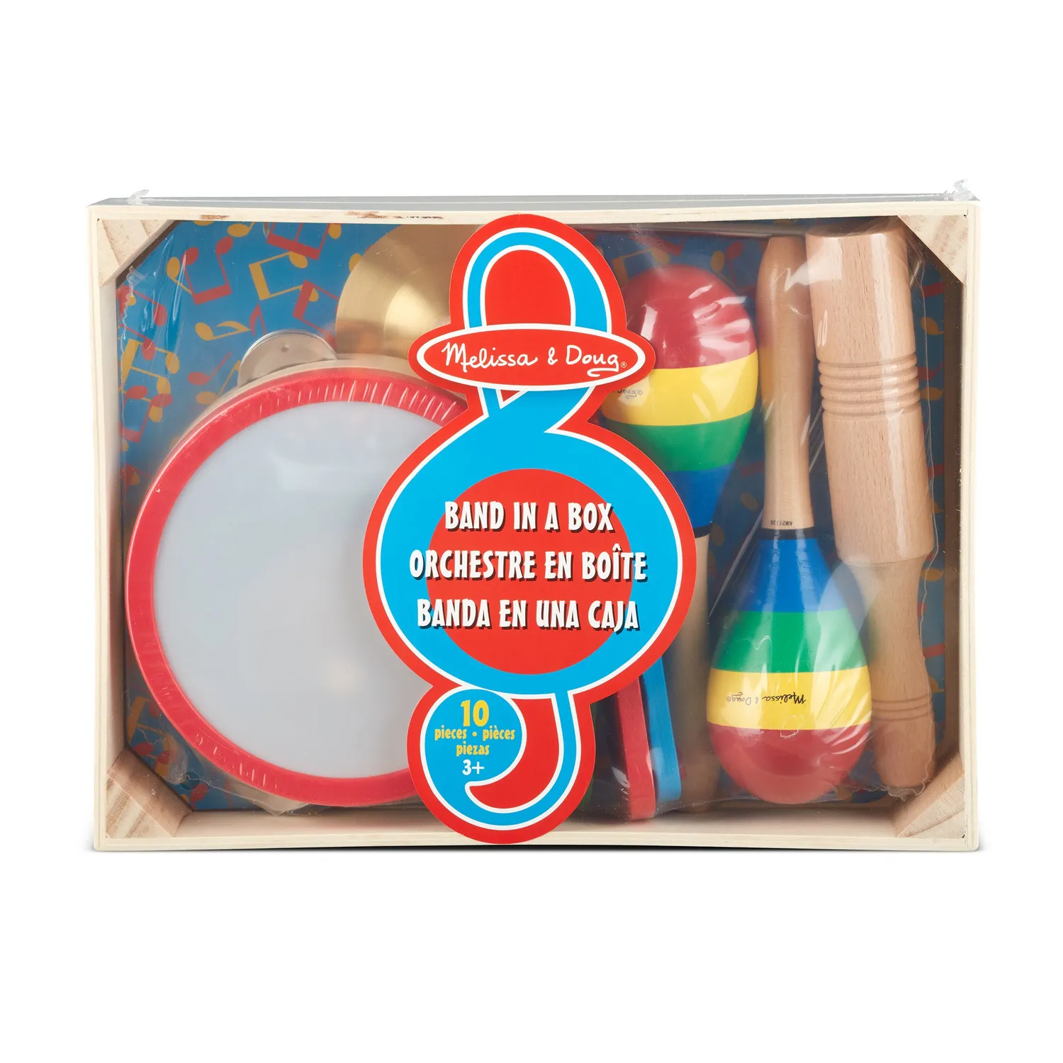 Melissa & Doug Band-in-a-Box muziekset 10-delig