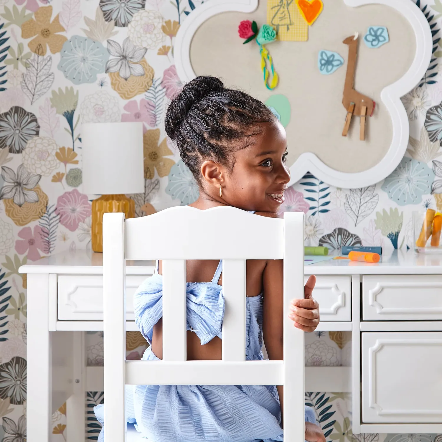 Guidecraft Avery kinderbureau met stoel hout 112 cm