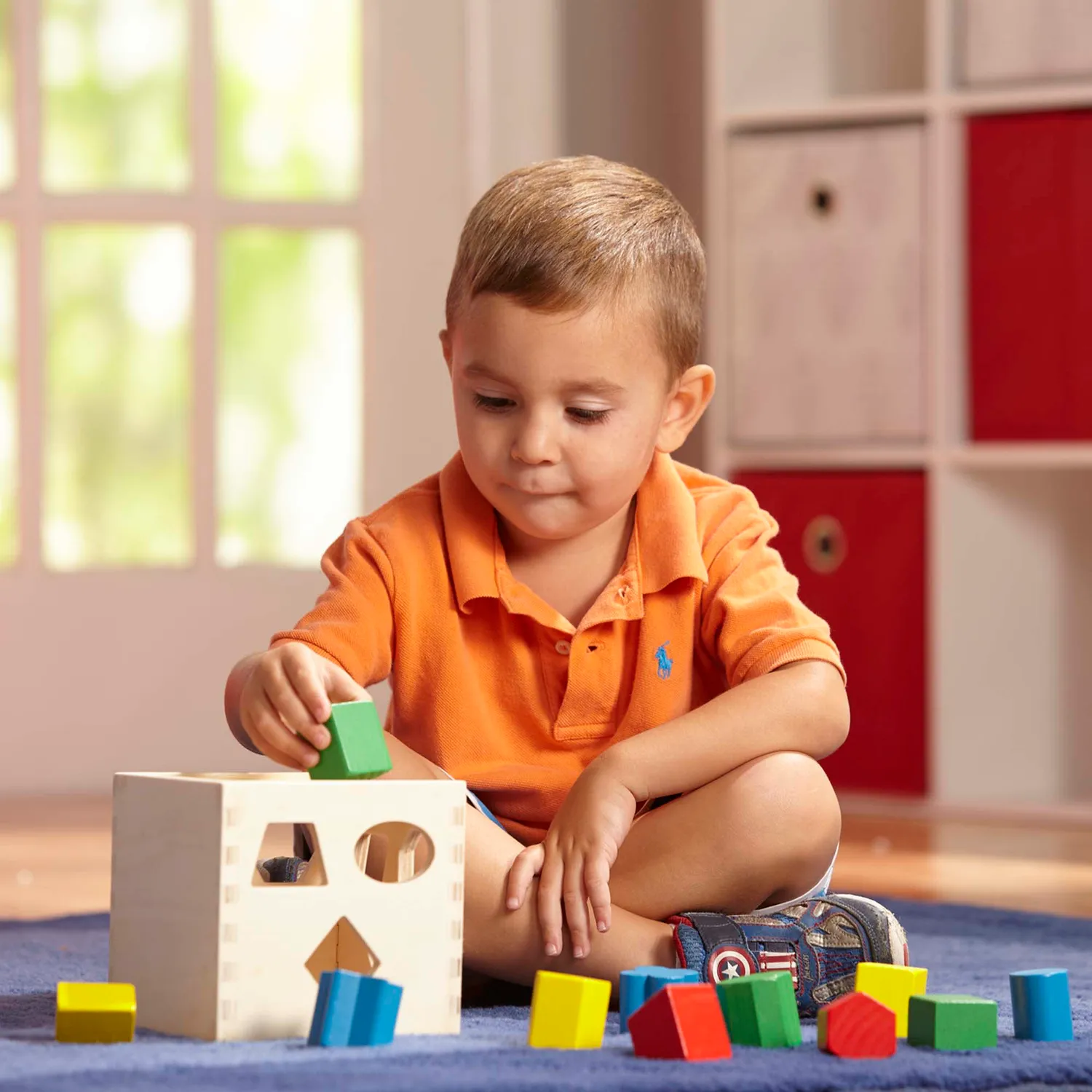 Melissa & Doug Classic Rainbow houten speelgoedset 4-delig