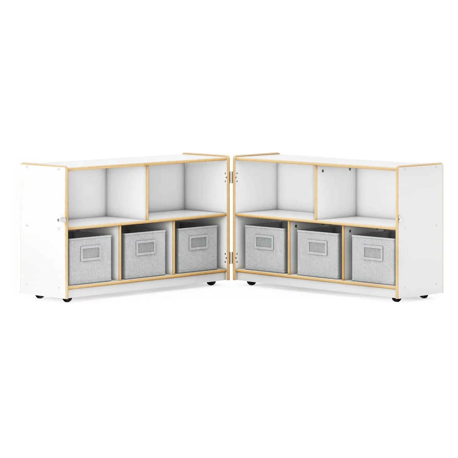 Guidecraft EdQ Fold and Lock opbergkast 24 inch naturel