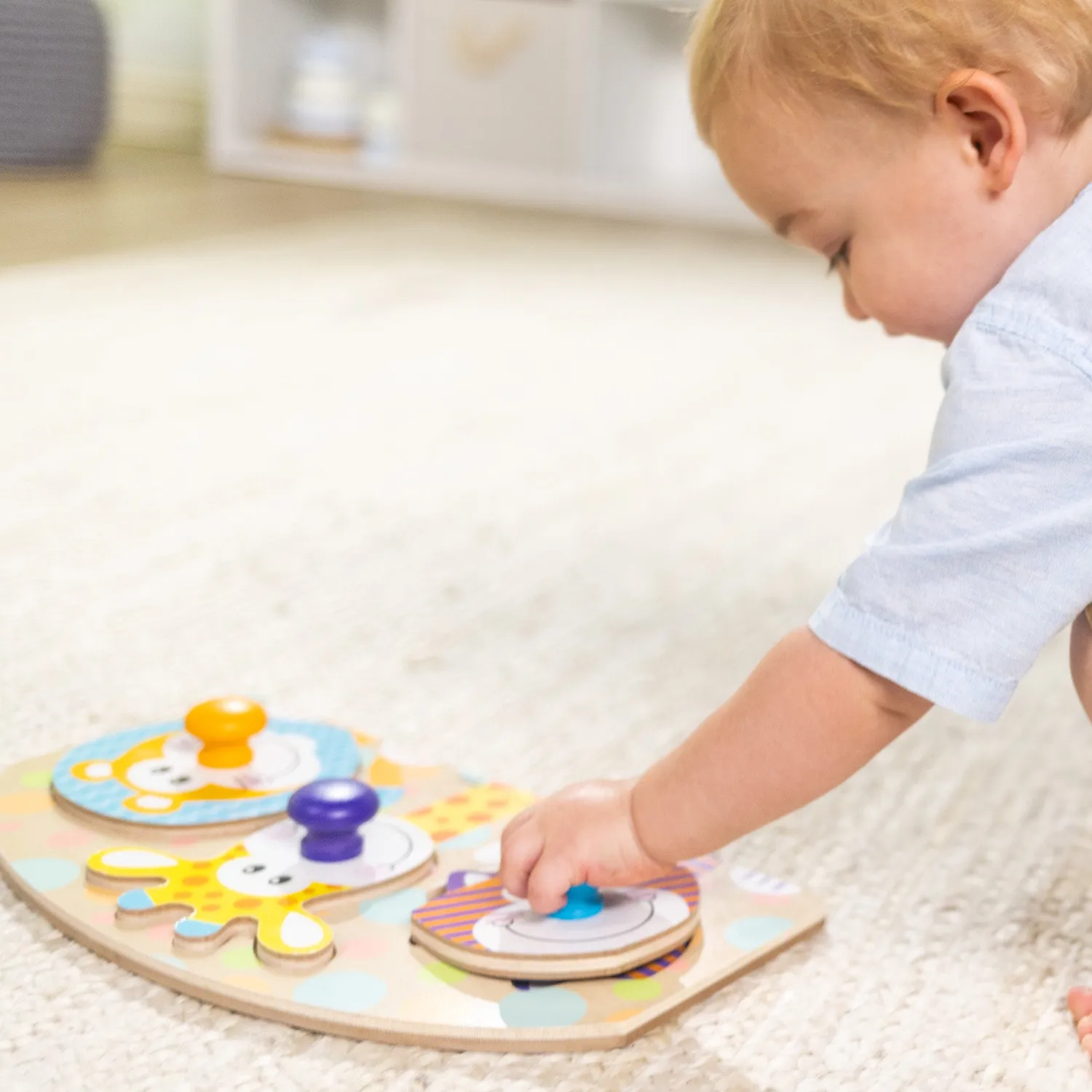 Melissa & Doug Safari houten puzzel 3 stukjes