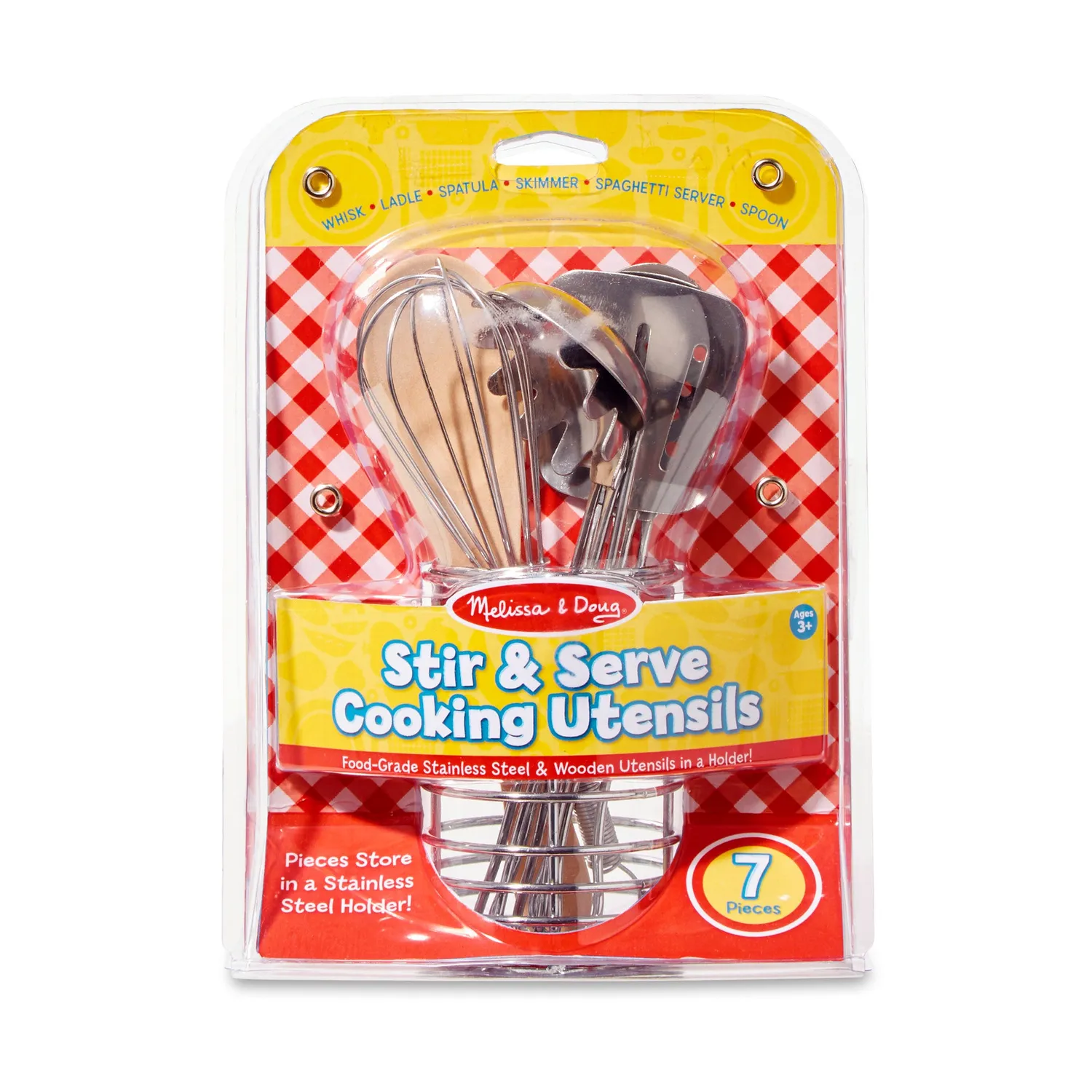 Melissa & Doug Stir & Serve keukengerei speelgoed 7-delig