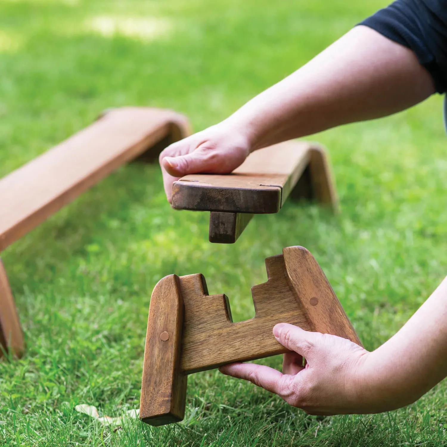 Guidecraft Acadia Balance Beam evenwichtsbalk set van 2