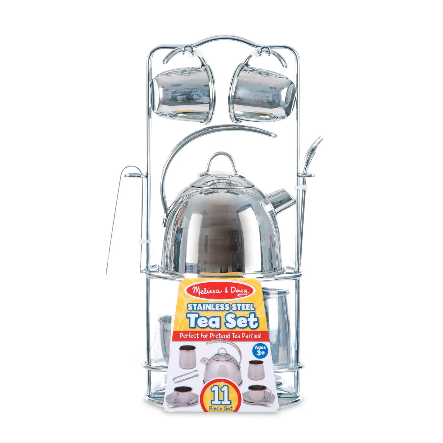 Melissa & Doug theeservies rvs met standaard