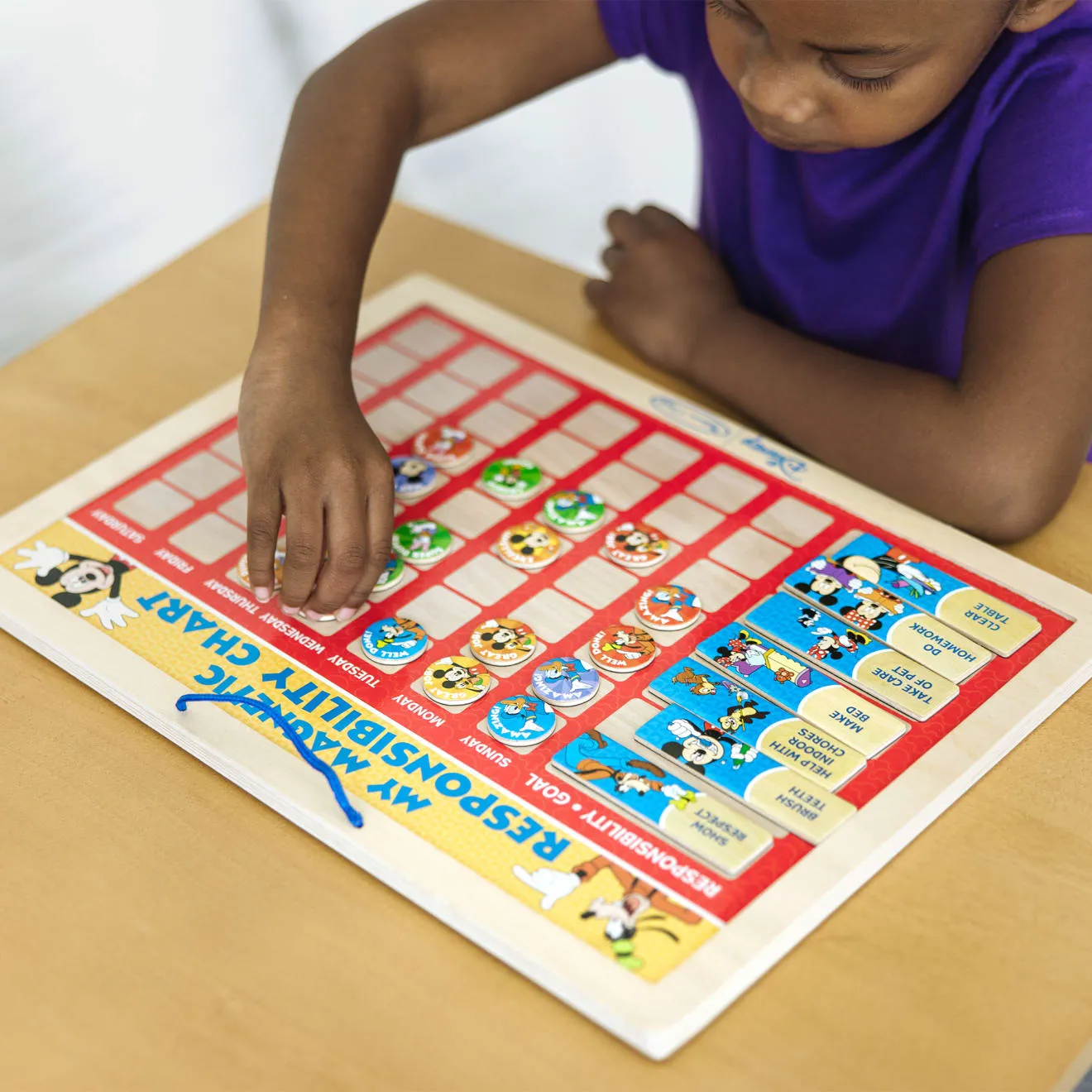 Melissa & Doug Mickey Mouse magneetbord beloning 90st
