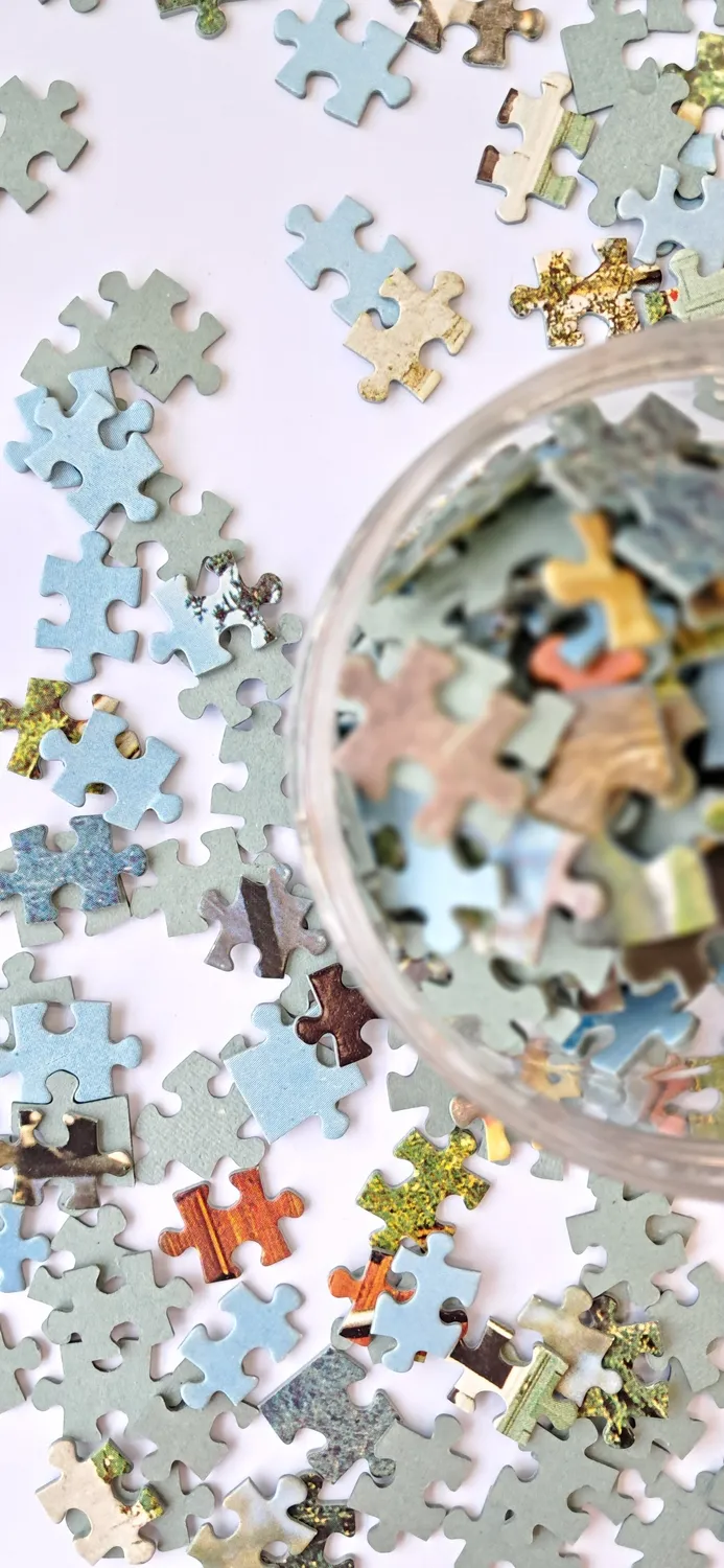 De Potjeskast Puzzel Klein puzzelstukjes 750 ml