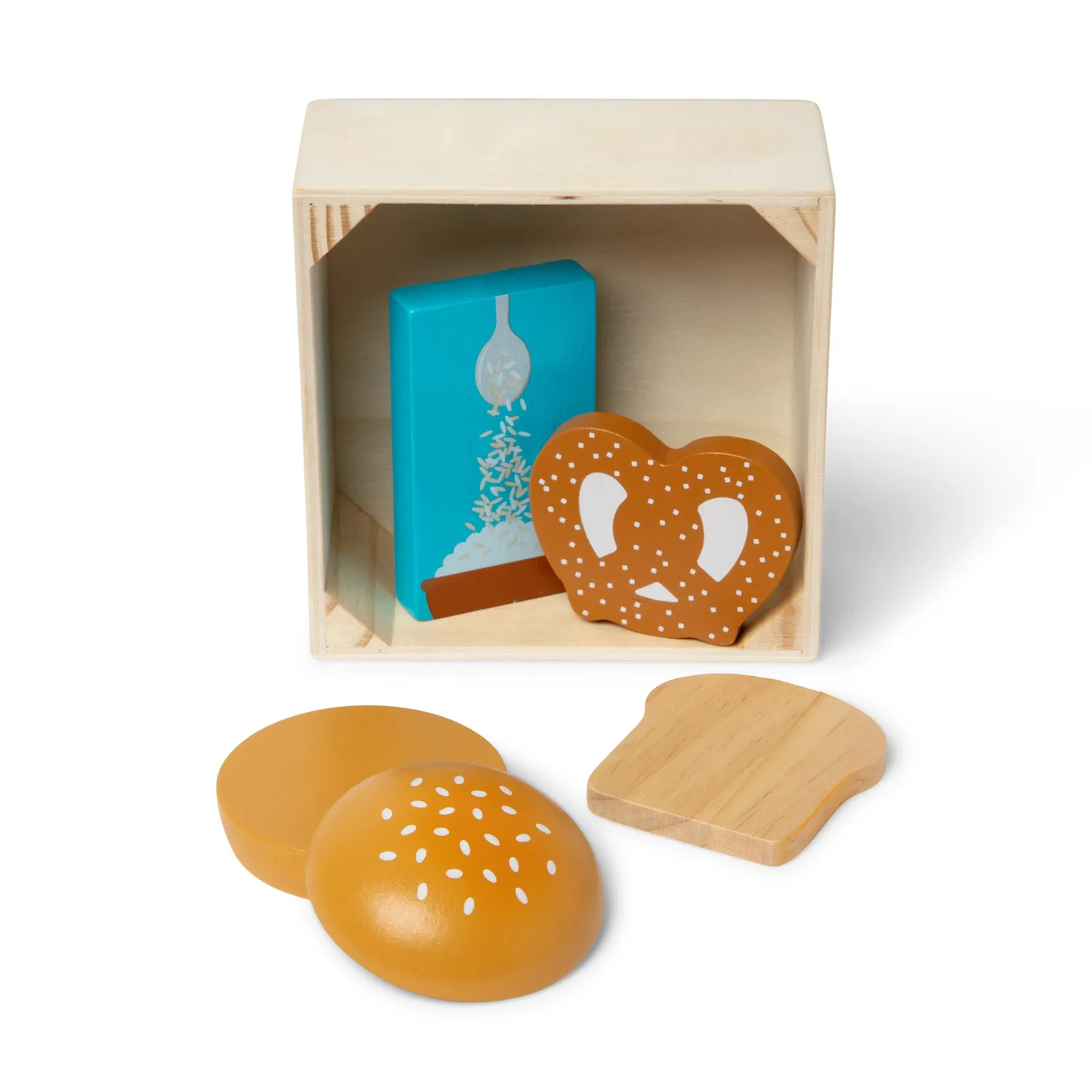Melissa & Doug Granen Houten Speelvoedsel Set