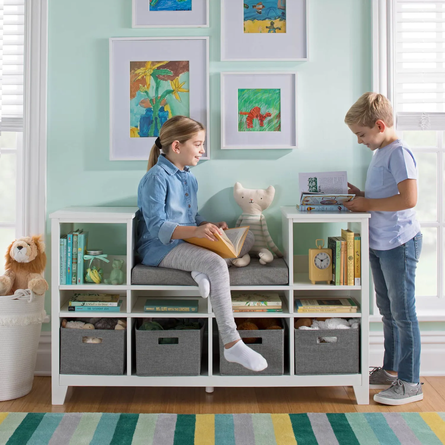 Guidecraft Martha Stewart Kids Reading Nook leeshoek