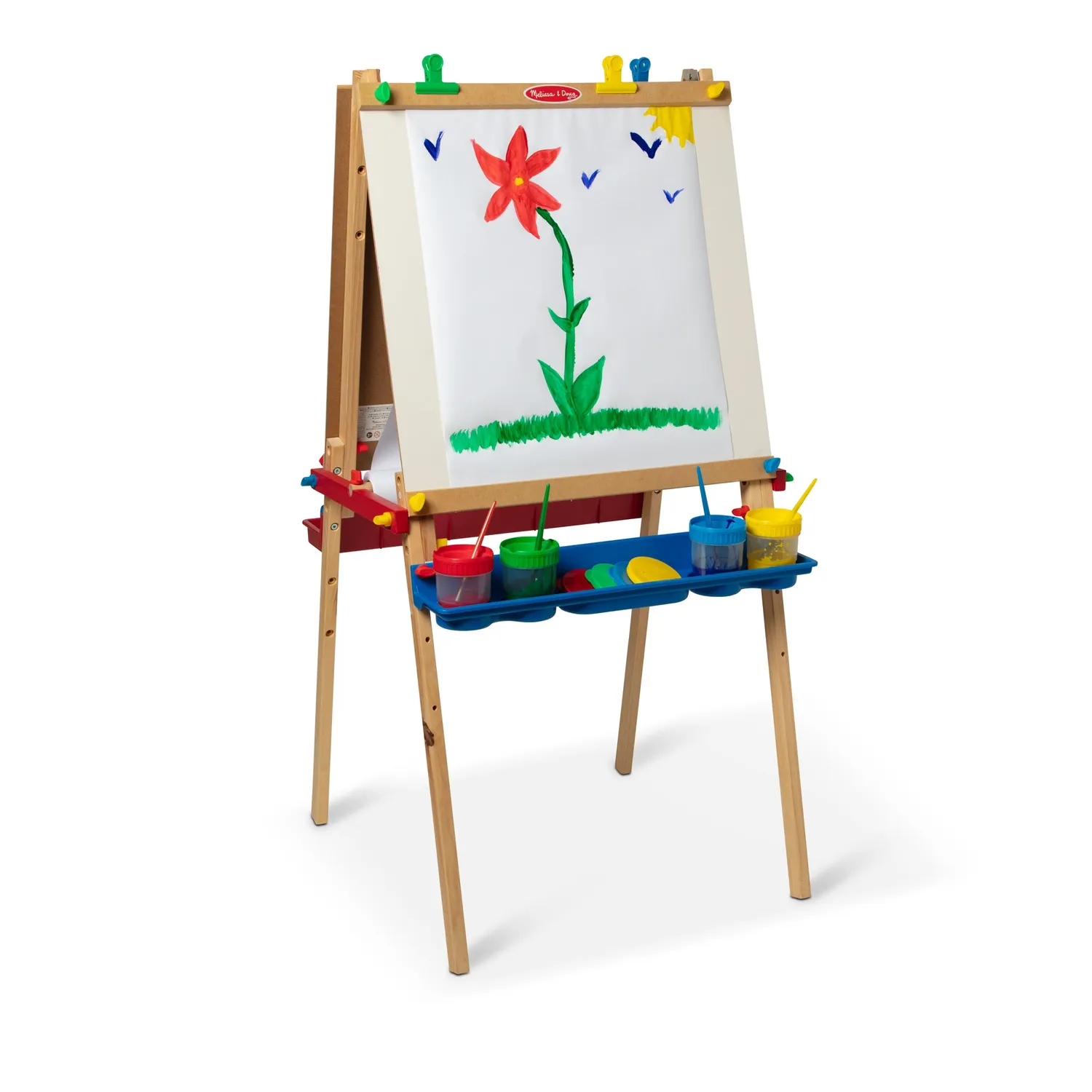 Melissa & Doug Deluxe schildersezel houten set met accessoires