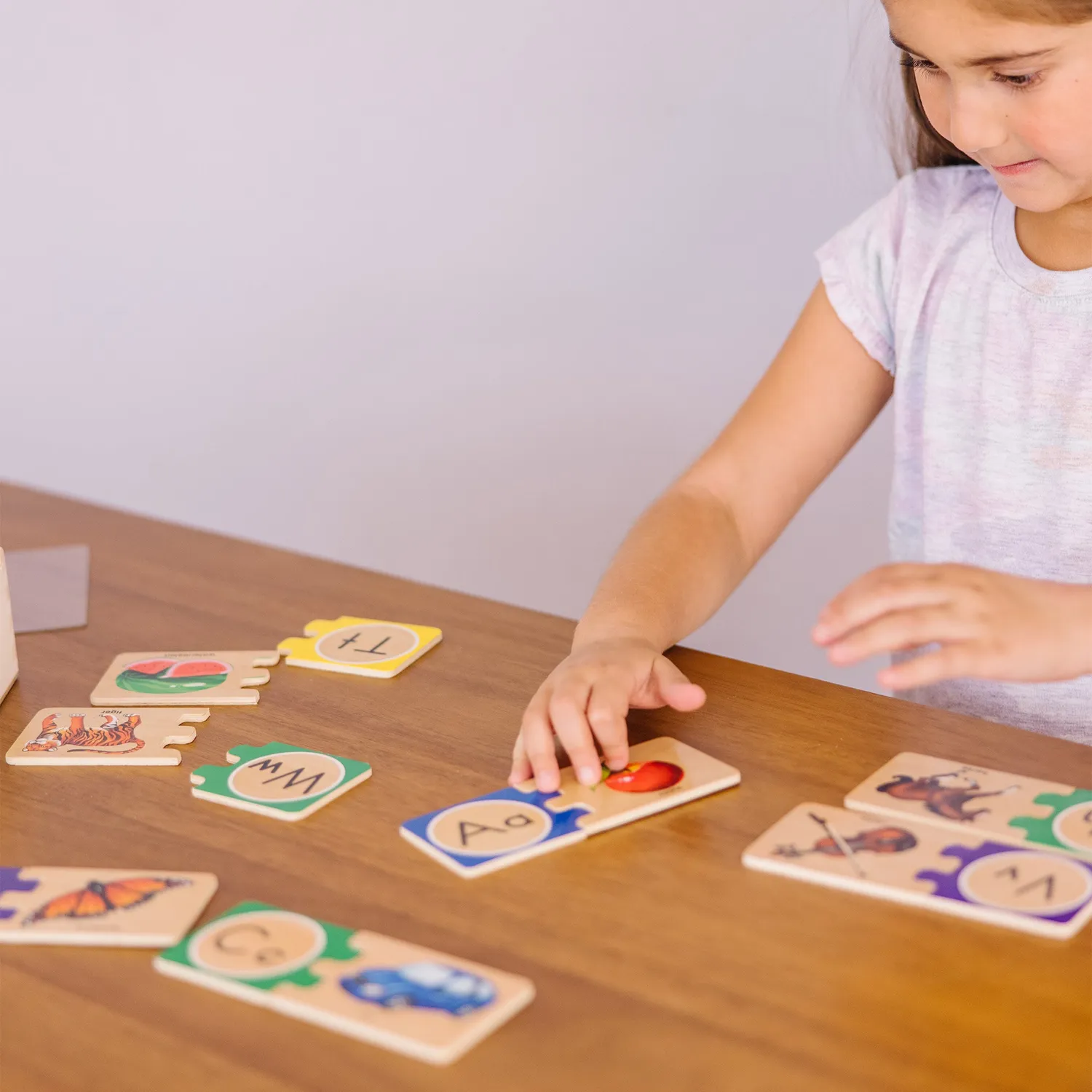 Melissa & Doug Self-Correcting Letter Puzzles letterpuzzel