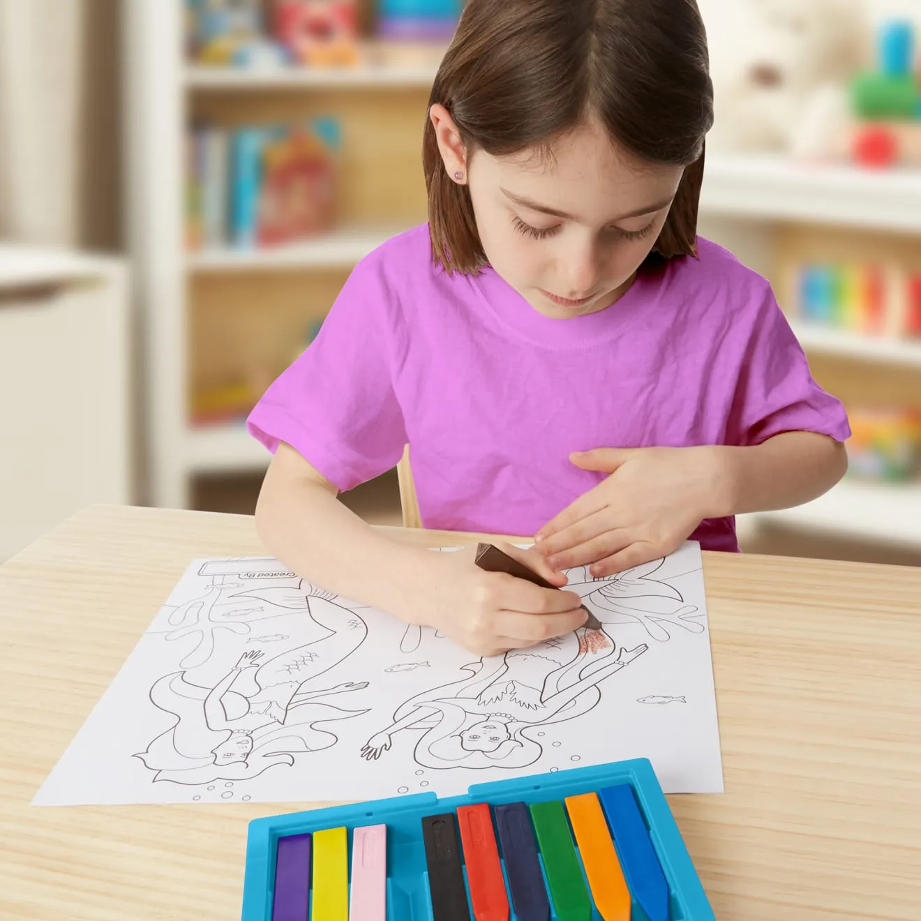 Melissa & Doug Jumbo Triangular Crayons krijtjes driehoekig