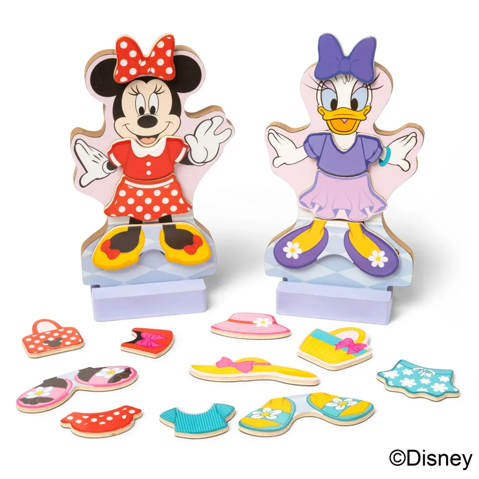 Melissa & Doug Minnie Daisy magnetische aankleedpoppen