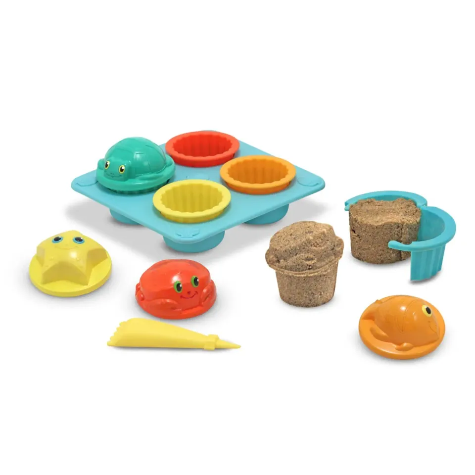 Melissa & Doug Seaside Sidekicks zandspeelgoed cupcake