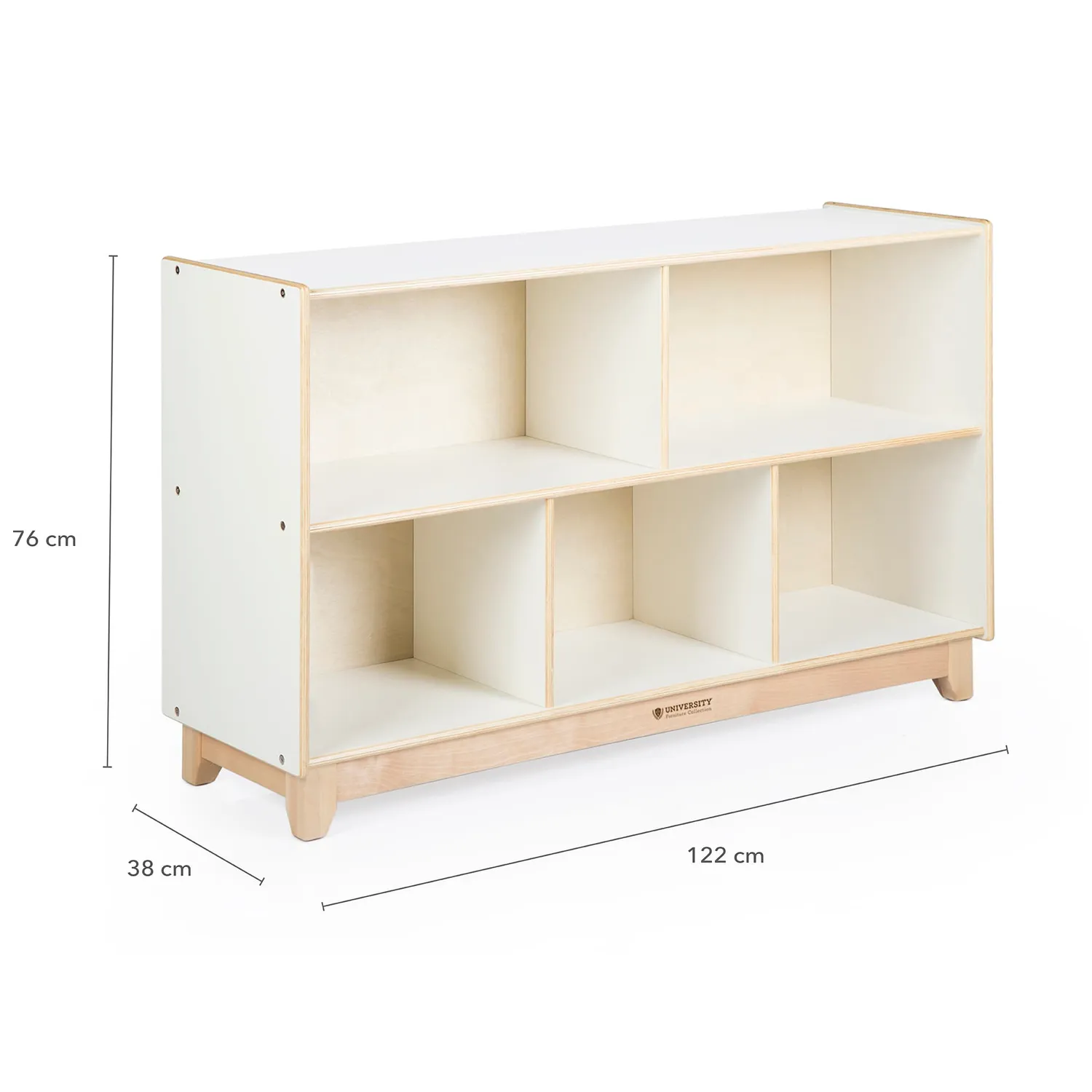 Guidecraft Sense of Place opbergkast 5 vakken 76 cm