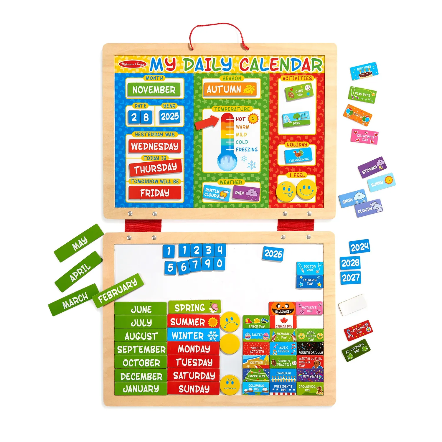 Melissa & Doug Daily Routine Responsibility leerset 3-delig magnetisch