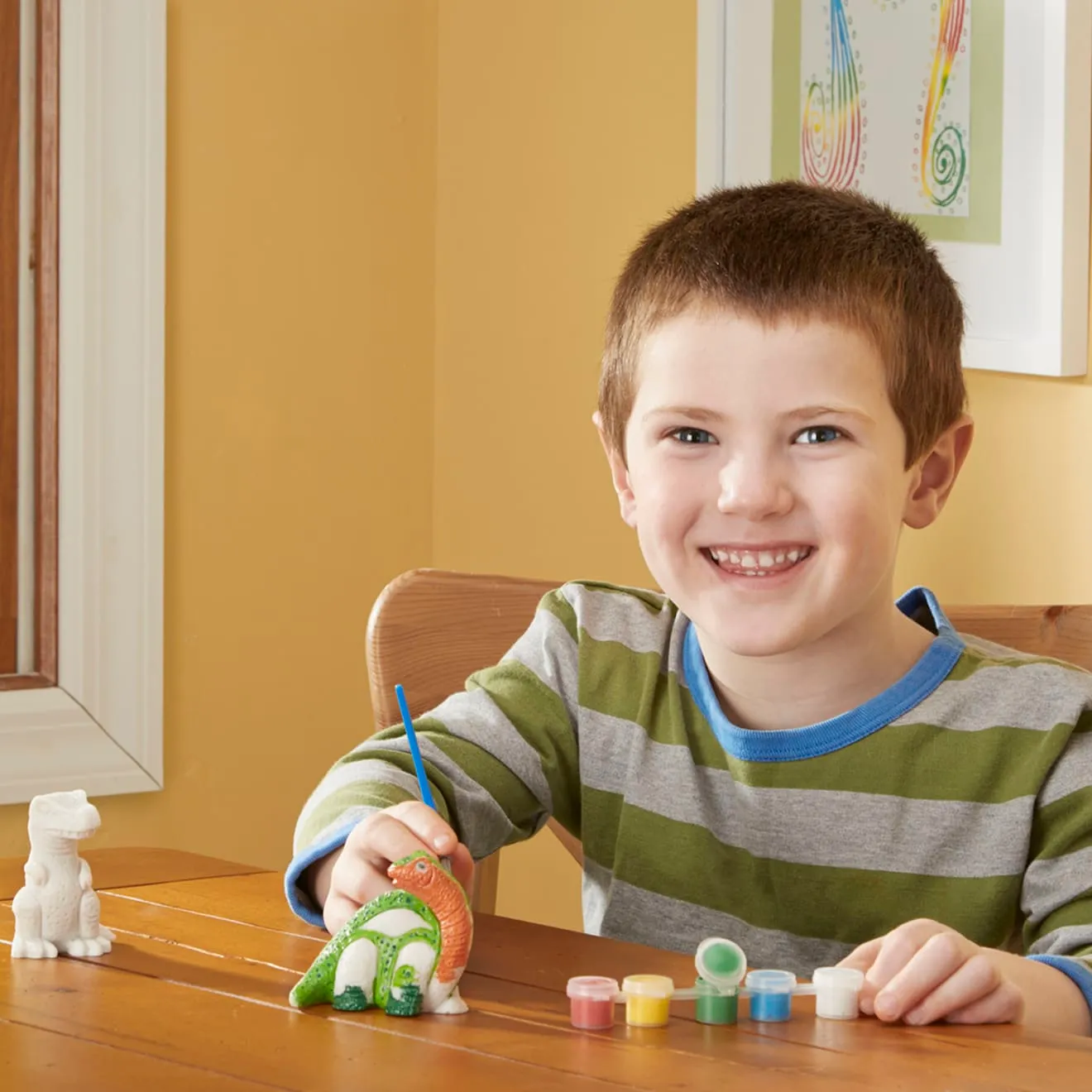 Melissa & Doug Created by Me! dino knutselset 2 figuren + verf