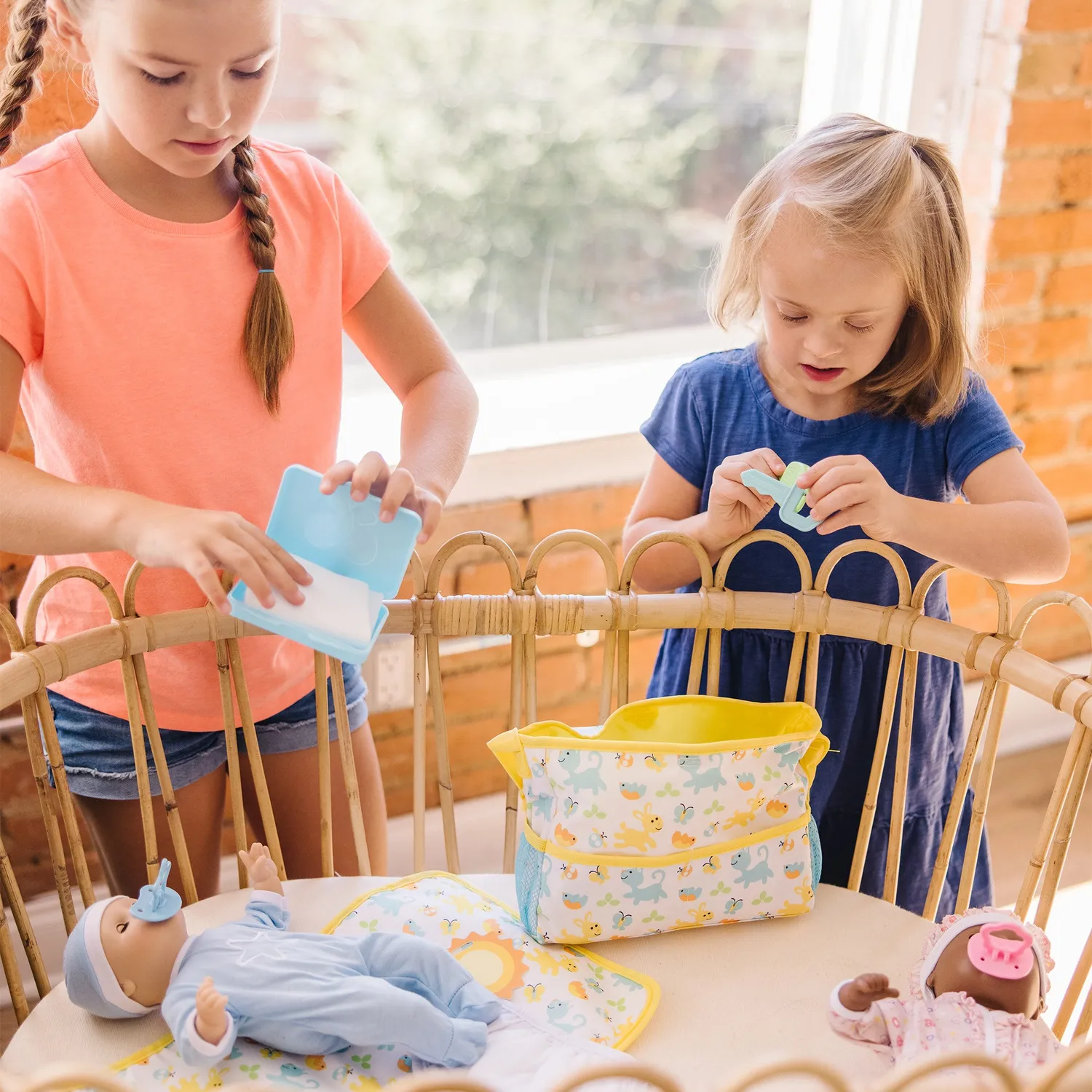 Melissa & Doug Mine to Love reisset poppenspel 17-delig