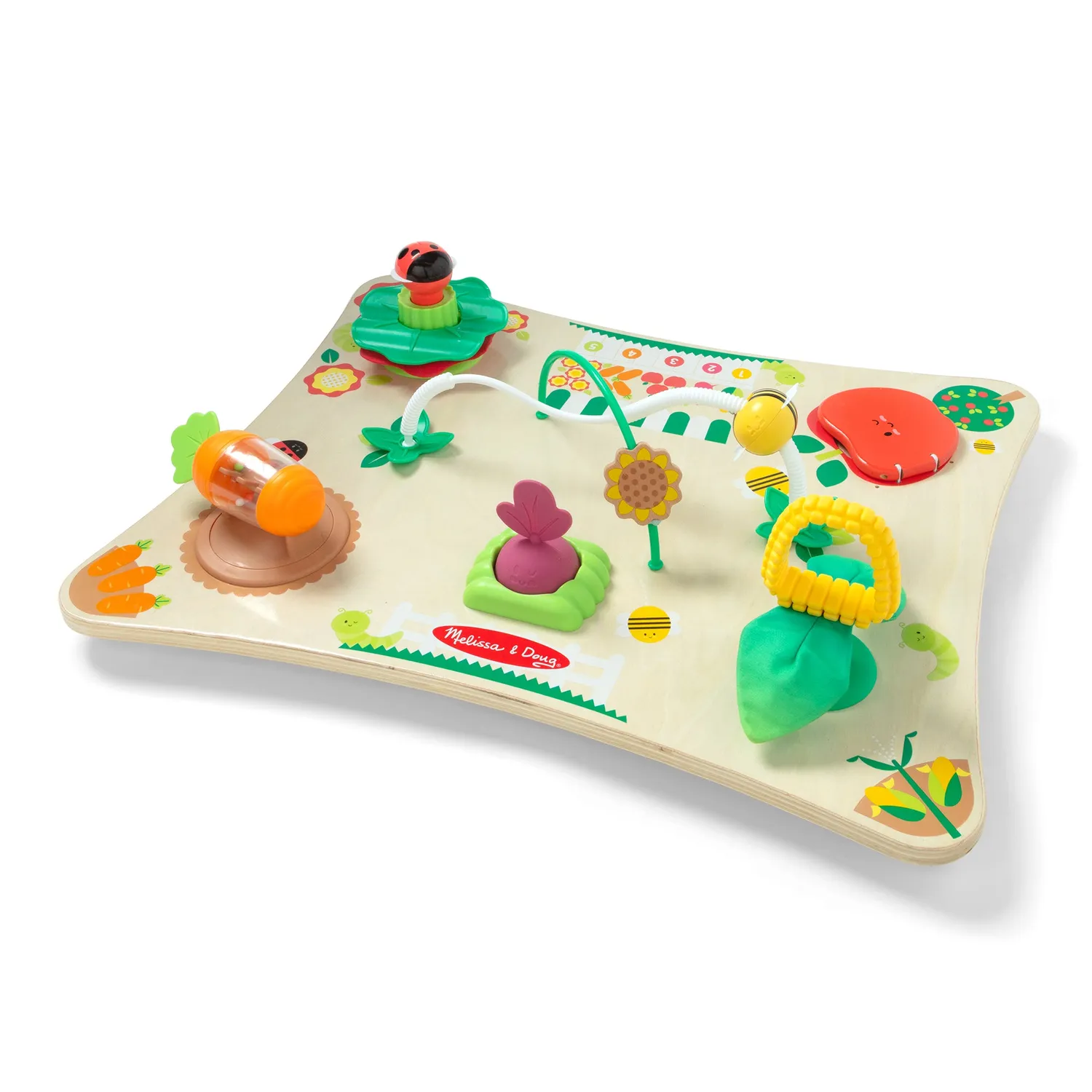 Melissa & Doug Farmers Market 3-in-1 activiteitencentrum baby hout