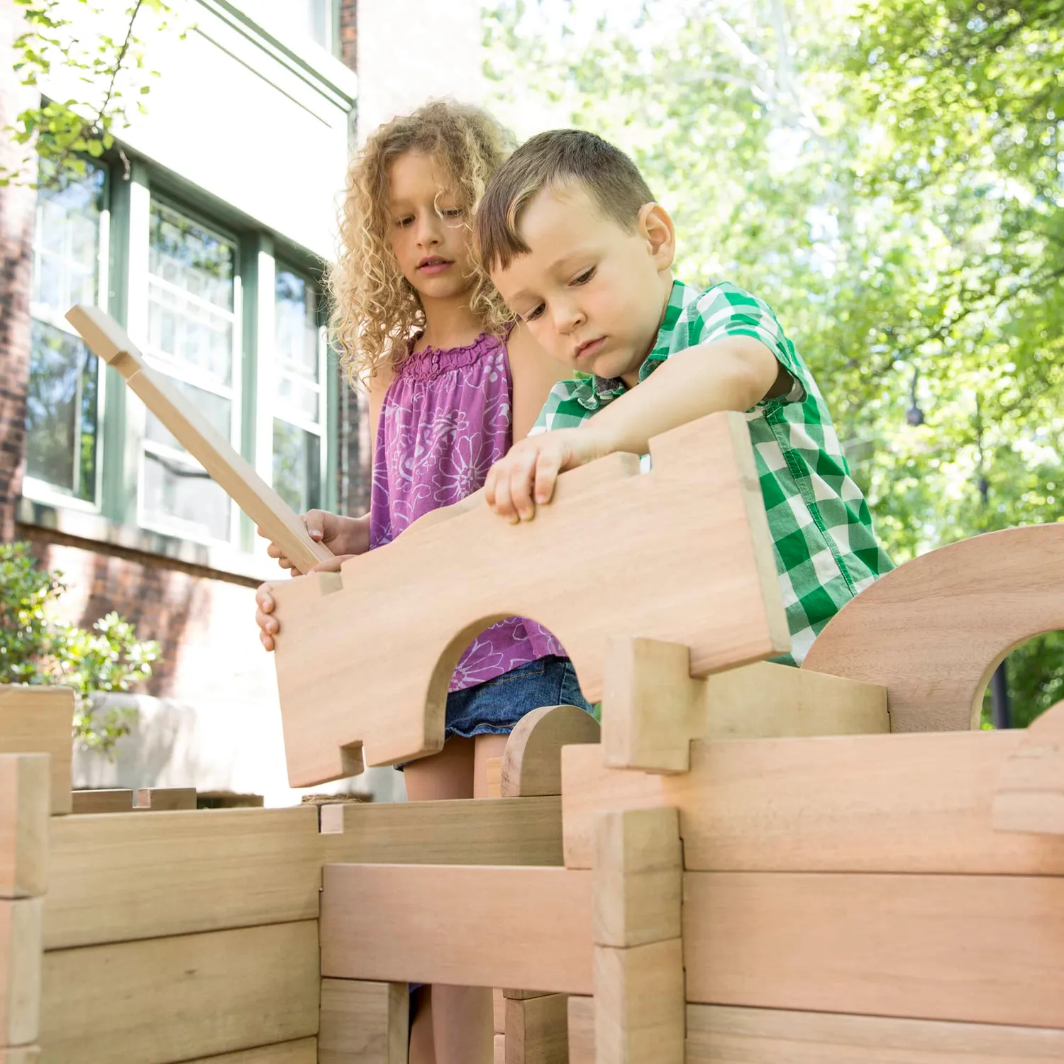 Guidecraft Notch Blocks Set 89 bouwblokken houten