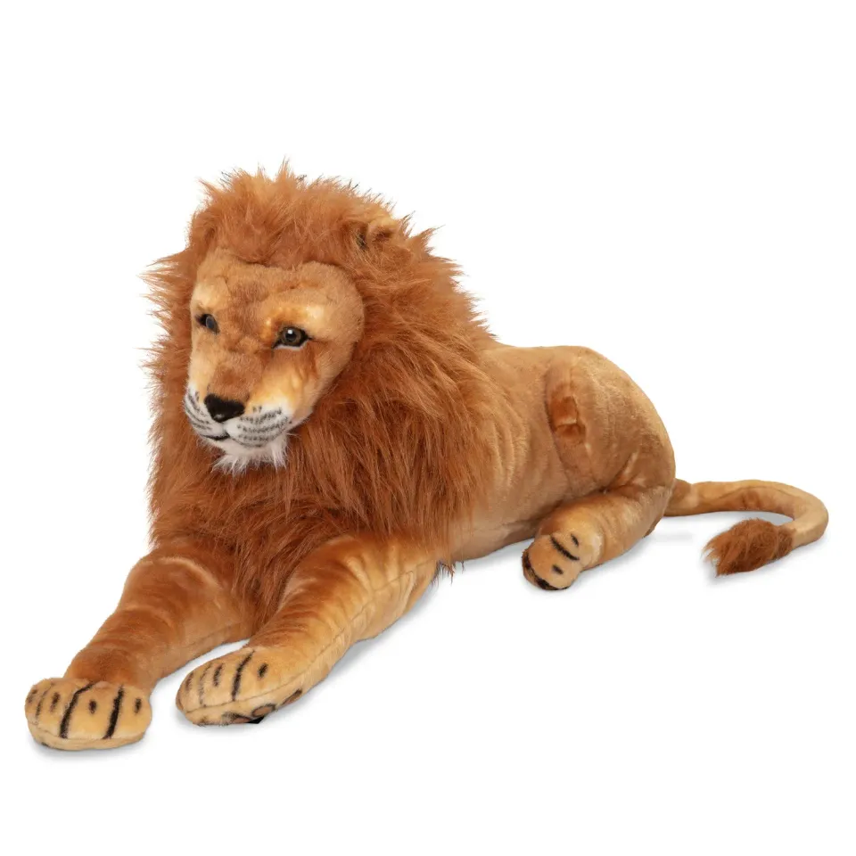 Melissa & Doug grote leeuw knuffel pluche levensecht 3-5 jaar