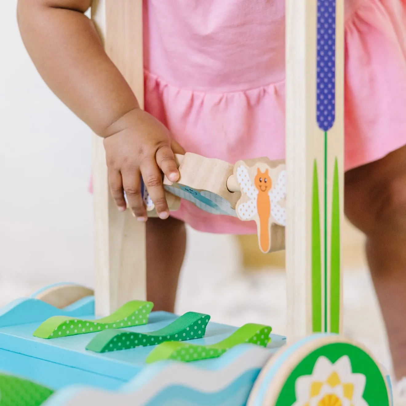 Melissa & Doug First Play Chomp & Clack Alligator duwspeelgoed