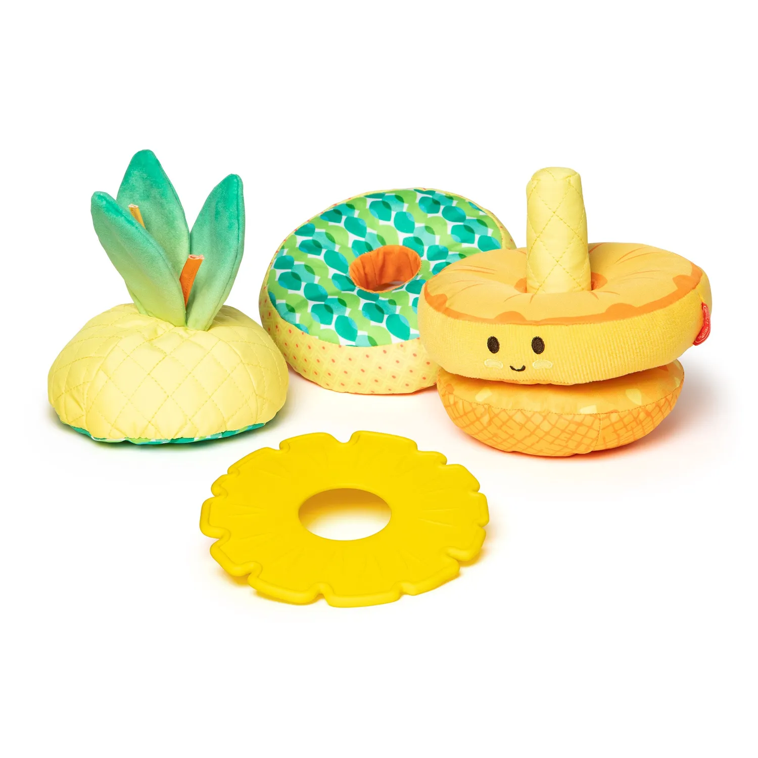 Melissa & Doug Pineapple Soft Stacker stapeltoren baby zacht