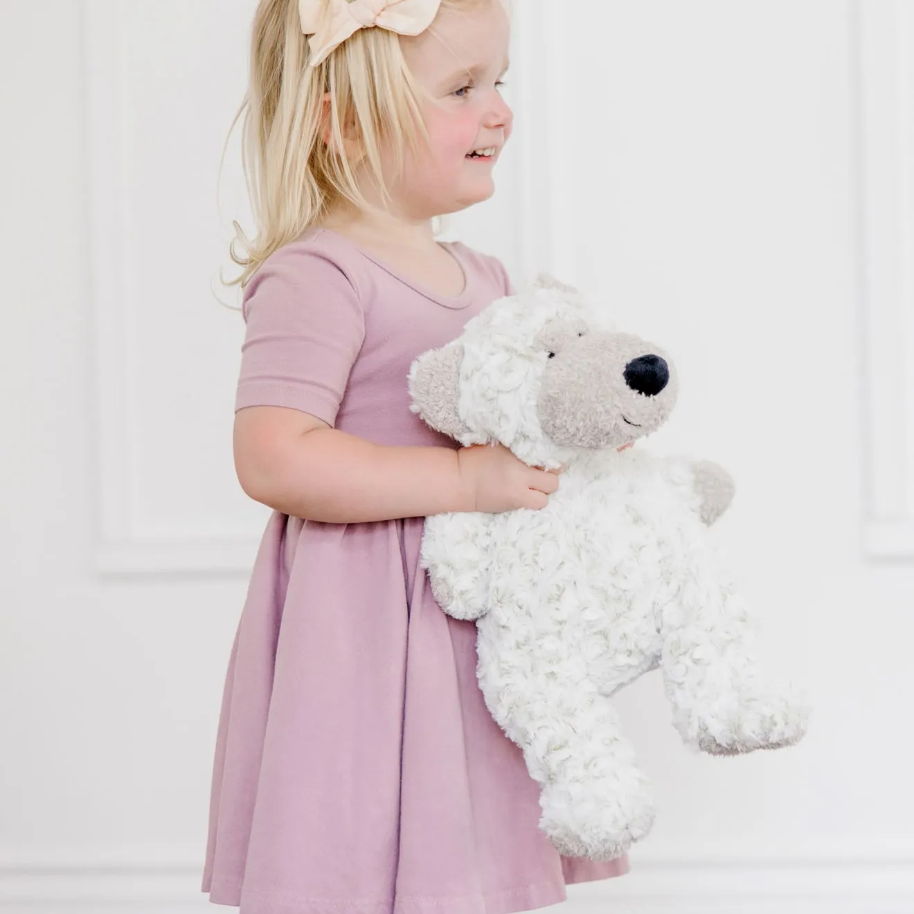 Melissa & Doug Greyson Bear knuffelbeer grijs 40 cm