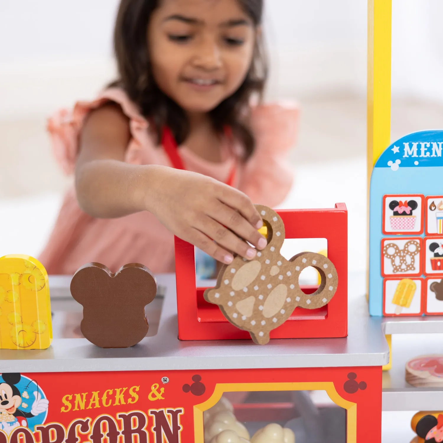 Melissa & Doug Disney Snacks Popcorn Speelwinkel houten 33-delig