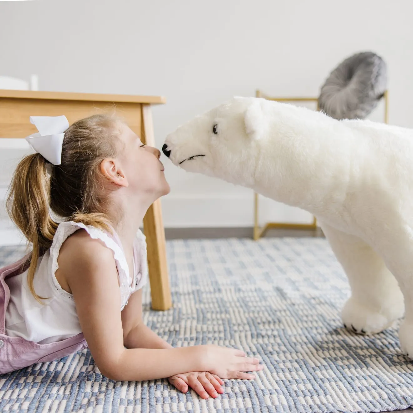 Melissa & Doug Giant Polar Bear knuffel ijsbeer 76 cm pluche