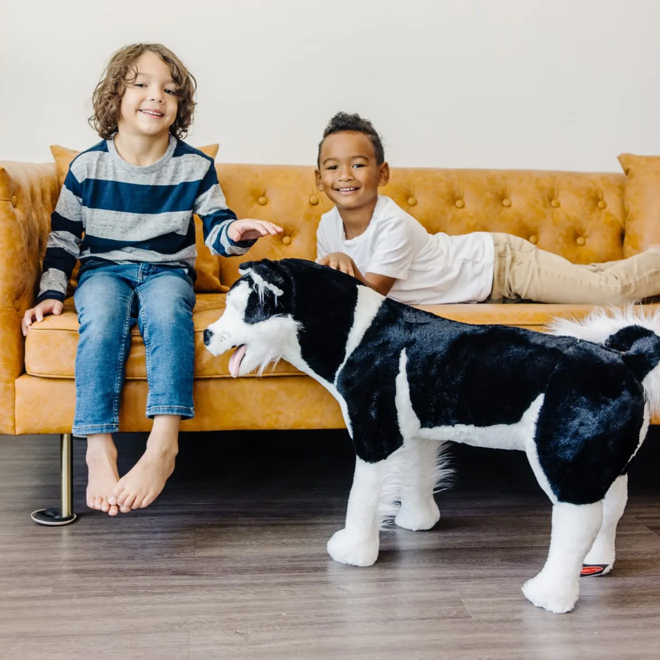 Melissa & Doug Husky knuffel groot levensecht 3-5 jaar