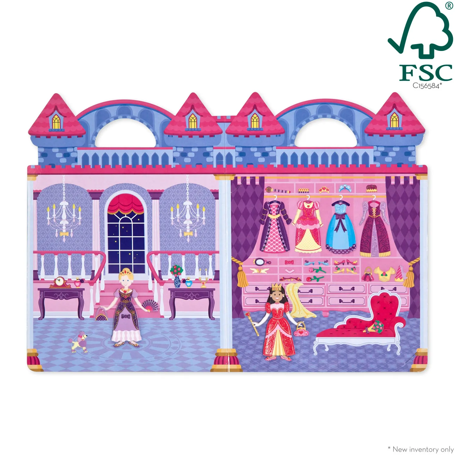 Melissa & Doug Puffy Sticker Play Set Princess stickers herbruikbaar